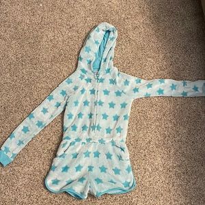 Fuzzy one-piece pajamas | More Than Magic (brand) from Target | Size child L